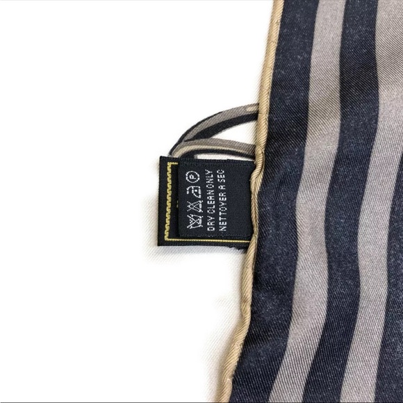 292 Fendi Marrone Roma Italia Bag Pattern Extra Large Scarf - Picture 7 of 8